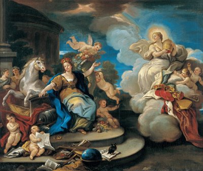 Serie delle quattro parti del mondo. Europa da Luca Giordano